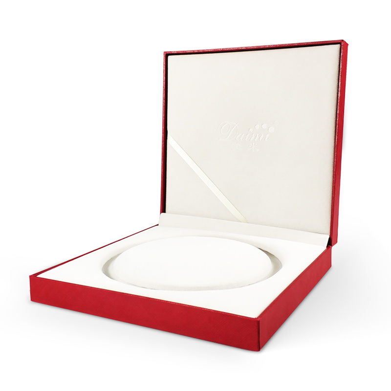 custom jewelry paper packaging box silver logo for bracelet